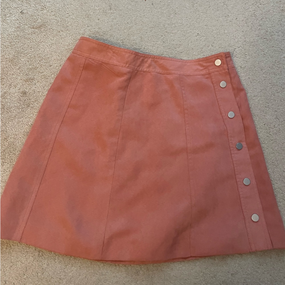 H&M corduroy button up skirt size 8